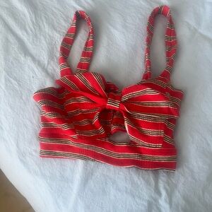 Free people beach crop top